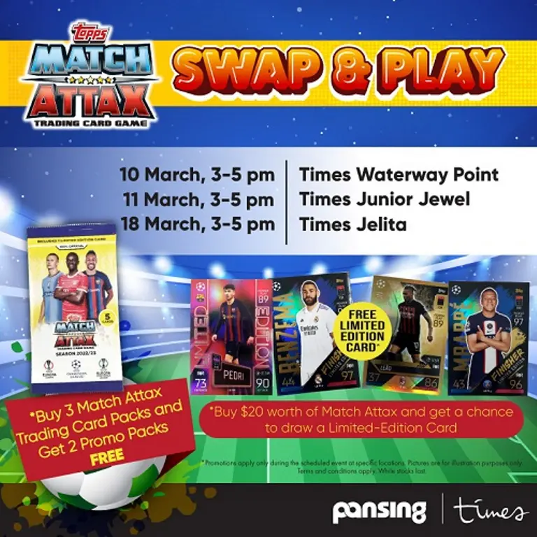 Topps Match Attax Swap and Play Event