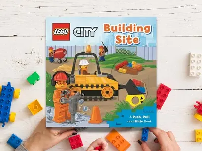 LEGO (R) City Building Site: A Push, Pull and Slide Book