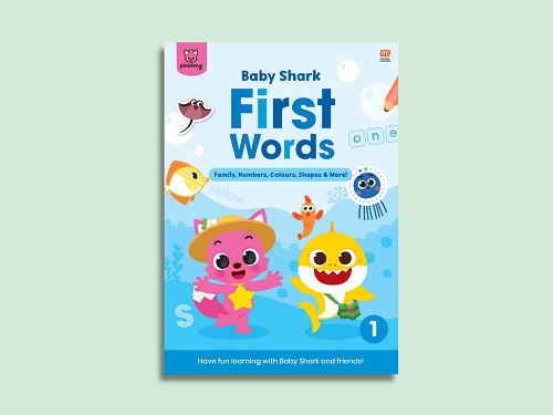 Baby Shark First Words Activity Book 1: Family, Numbers & More