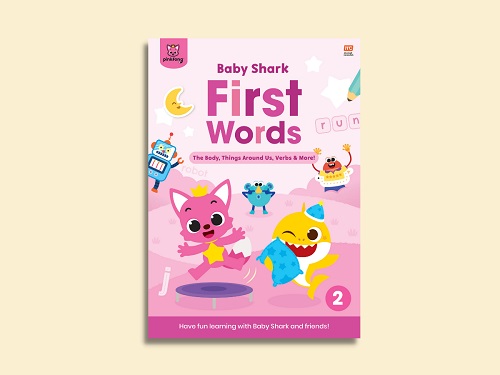 Baby Shark First Words Activity Book 2: Body, Action Words & More