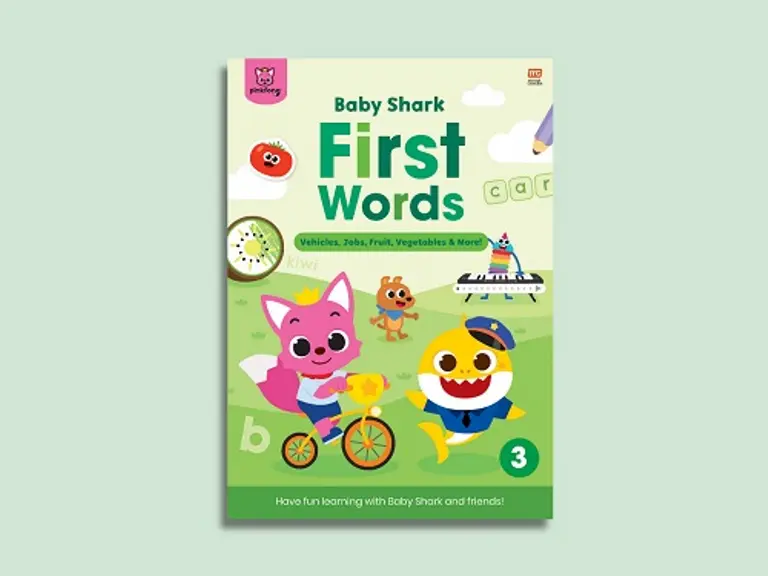 Baby Shark First Words Activity Book 3: Vehicles, Jobs & More