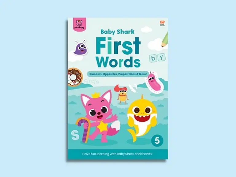 Baby Shark First Words Activity Book 5: Colours, Shapes & More