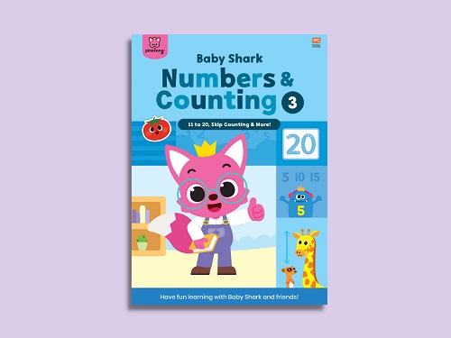 Baby Shark Numbers and Counting Activity Book 3: 11 to 20, Skip Counting & More