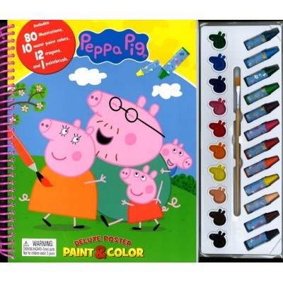 Deluxe Poster Paint & Color: Peppa Pig