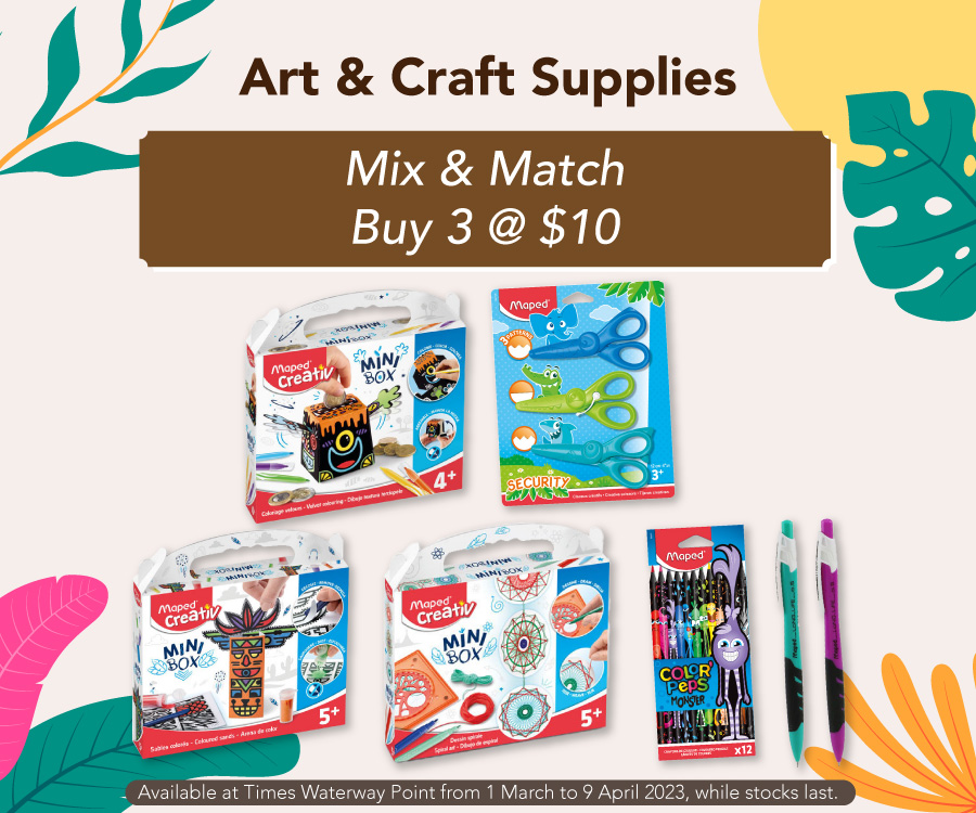 March Art & Craft Supplies
